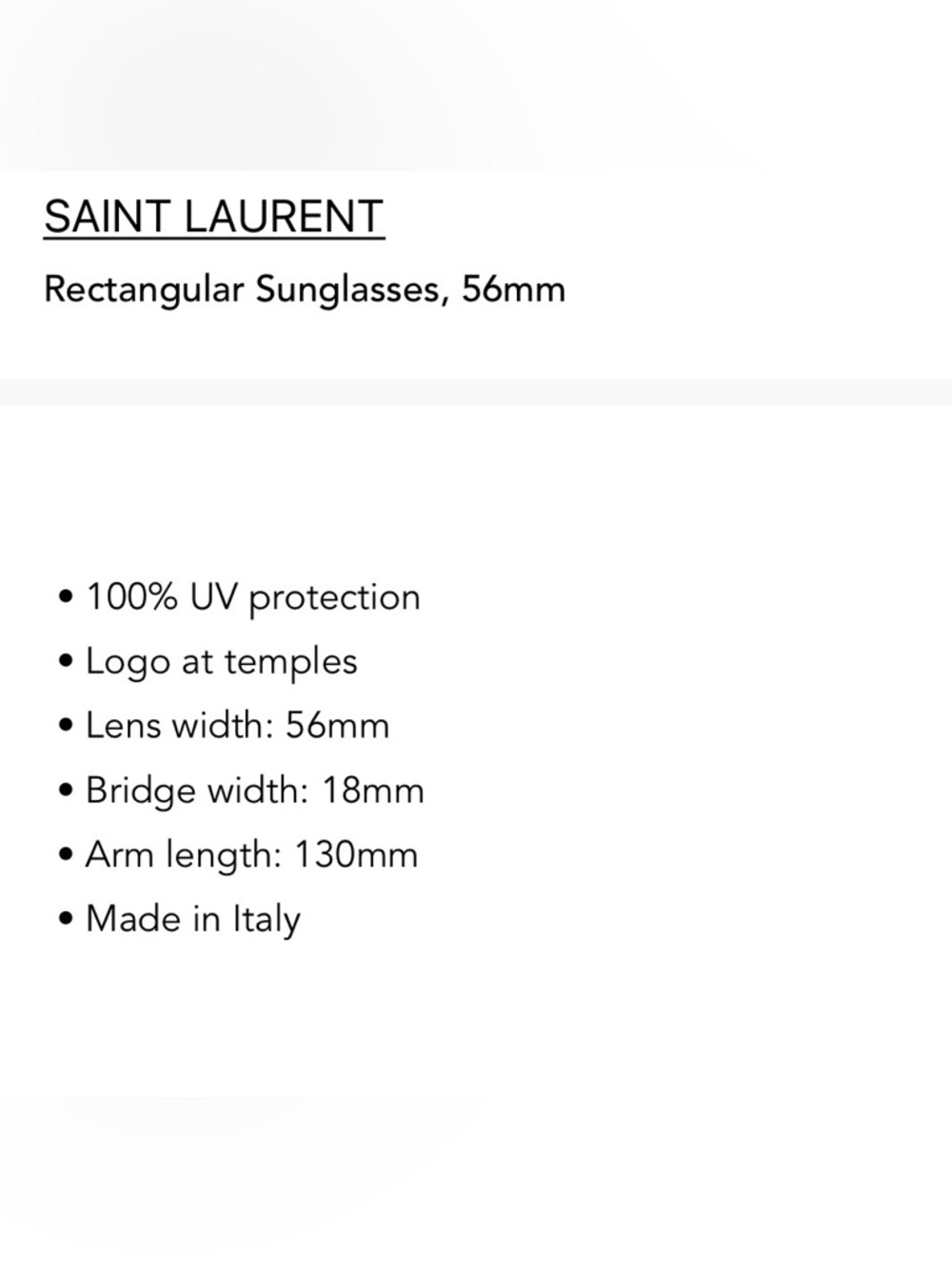 Unisex Saint Laurent Black Thick-Frame Logo Sunglasses - Picture 4 of 8